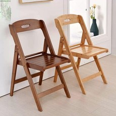접이식 나무의자 등받이 체어 원목의자 교회 대나무