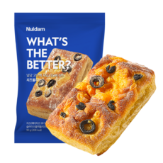 널담 고단백 저당 네모 바게트 치즈올리브, 6개, 90g