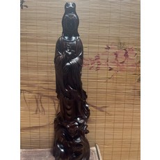 老撾大紅酸枝 大慈大悲觀世音擺件, 如圖所示, 1個