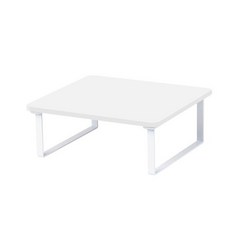 (7nc) 미니형 모니터받침대 M6W (화이트), 1개, 화이트