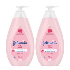 존슨즈베이비 베이비 로션 핑크, 750ml, 2개