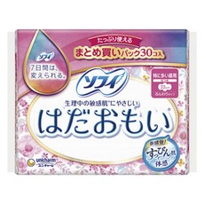 SOFY 蘇菲 Hadaomoi蝶翼型衛生棉, 1包, 30片, 23cm