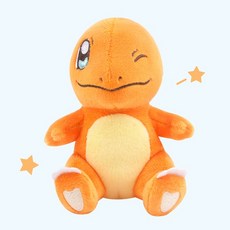 포켓몬 윙크 파이리 파스텔 가방고리 인형 15cm 애착, 1개