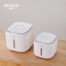 意可可米桶面桶大米面粉收納盒儲存罐防潮密封防蟲儲米箱家用收納居家生活用品廚房收納浴室收納居家收納置物架收納架儲物架, 北歐灰小號+大號【大米面粉小米雜糧分7, 1個