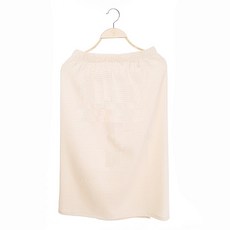 綠色棉藝Green Cotton 無染棉沐浴包巾 親膚吸水速乾 舒適透氣 米白色 L, 1個, 綠色