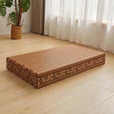 일본식 싱글 다다미 시원한 4단 접이식, 1cm, 진추 [60x180cm]