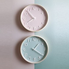 무케렌시아 무케 바나나공방_예쁜누나 무소음 벽시계 164344, 무케렌시아 핑크