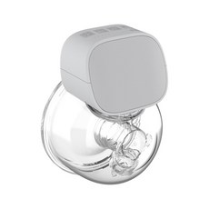 Handsfree穿戴式電動吸奶器一體式大吸力隱形擠奶器無線吸乳器, 1個, S9-英文-灰:1個