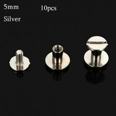 10개 8MM DIY 머리 솔리드 황동 가방 공예 스트랩 신발 의류 가죽 나사 리벳 둥근 볼트 네일 나사 네일