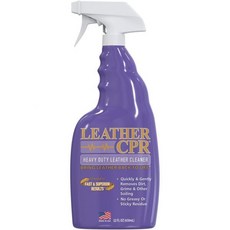 Leather CPR 헤비듀티 자동차 내부 가죽 세정제 22oz, 22 Fl Oz (Pack of 1), Spray