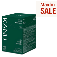 카누 미니 디카페인 0.9g 30개입 1개, 900mg