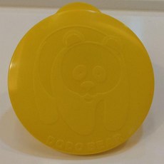 啵比小舖台灣製幼兒園 安全無毒材質 兒童餐具配件 方便衛生, 1個, 蓋子一入(黃)