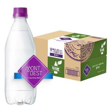 몽베스트 탄산수 플레인 무라벨, 500ml, 20개