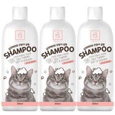 NEW 브리더 고양이샴푸 300ml 부드러운 플로랄향 x 3개