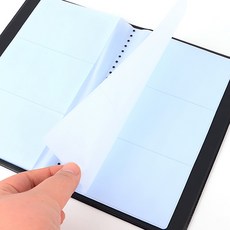 노트형 명함집 120매 대용량 명함첩 북타입 카드홀더 사무용