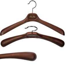 DISSHOP 어깨자국 없는 대형옷걸이 오버핏 전용 옷걸이 KMT-50 5P[빅사이즈옷걸이]-국내생산, SJ0901-N50-01 Dark Choco Brown, 6개