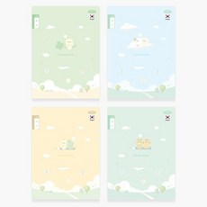 초등노트 10칸쓰기 점선있는것 1권 ( 국어 남아 여아 공책 연습장 한글공책