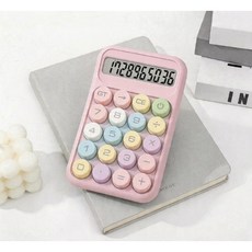 잇쏠 다용도 키감 좋은 계산기, 1개, 핑크