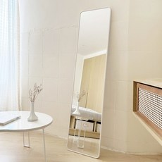 台灣製 125x30公分壁鏡 掛鏡 全身鏡 穿衣鏡 立鏡 自拍鏡 化妝鏡 鏡子 連身鏡, 白色