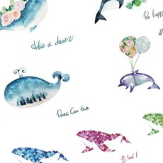 (NEW) 고래의꿈 따쟁이공방 캘리그라피 7종 엽서세트 가로형