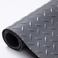 PVC 논슬립 매트 고무 미끄럼방지 바닥 깔판 공장/창고, 1개, 그레이