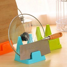 주방 조리용 후라이팬 냄비 뚜껑 칼 싱크대 거치 받침대