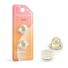 대쉬크랩 차량용방향제 리필 2ml 캡슐 2개입 카카오프렌즈 미니언즈 투슬리스 호환용, 1개, 바닐라 플로랄 1개, 바닐라 플로랄