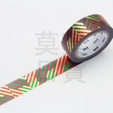 莫莫日貨 mt 2016 聖誕格紋和紙膠帶 MTCMAS73 節慶裝飾必備, 1個