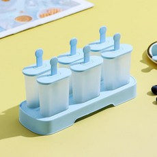 DIY冰淇淋模具 冰棒模具 冰棍盒 冰格 凍冰盒子, 1個, 天青藍