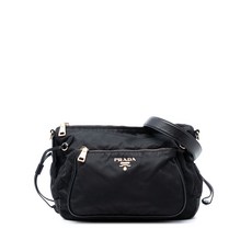 프라다 중고 2013-2026 사피아노 트리밍 테수토 지퍼 탑 숄더 백