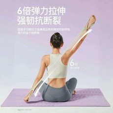 Umay 8字拉力器 開肩薄背 硅膠拉力器, 綠, 1個
