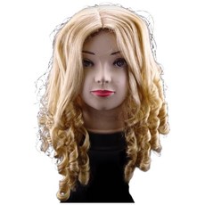 角色扮演COSPLAY金色長捲髮假髮｜派對裝扮變身必備, 金色, 1個