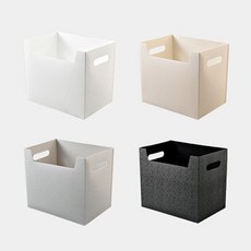 Z17067 수납장 박스 파일 책 보관함 문서 Box 상자 케이스 SG-1DL07-8715, B 화이트