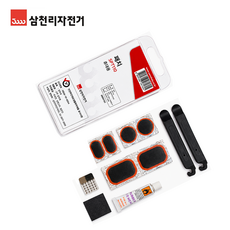삼천리자전거 펑크패치 휴대용 타이어튜브 수리, 1개