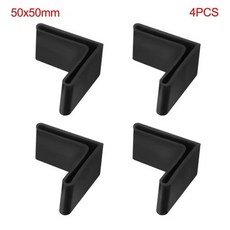침대 철제 받침대 커버 방진 바닥 보호 선반 4PCS, 50x50mm
