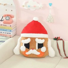 crybaby 毛絨哭娃抱枕 兒童房裝潢擺件, 聖誕棕色哭娃抱枕,55cm