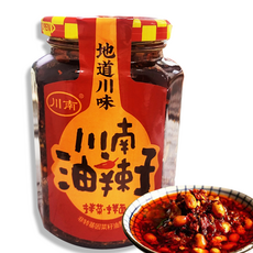 나나 중국식품 천난 홍유 고추기름 사천 요우포라즈 소스 향라 밥도독 비빔 반찬 소스 326g, 1개