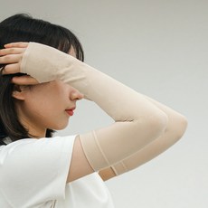 쿨아미 자외선차단 쿨토시 냉감 UV 골프 손등형 1+1, 살색