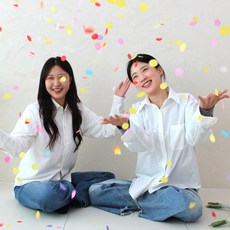 꿀이맘 플라워샤워 꽃가루 컨페티 혼합 10g 콘페티