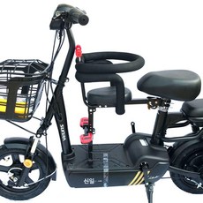 전기자전거보조안장 전기자전거 쿠션 등받이 시트 자전거 보조의자 보조 보조안장 안장 어린이, 308 팔걸이+발+하프네트+울타리, 1개