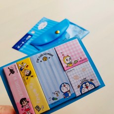 I'm Doraemon 哆啦A夢 便條紙套組, 1個, 淺藍色