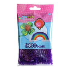 컬러비즈 5mm55g1000개900원, S24_싱글비즈 투명보라, 1개