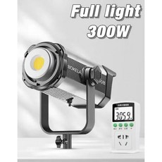 YiDA 110v 300足瓦 修羅光核300cob太陽燈 攝影棚燈 LED補光燈 大功率 直播攝影補光寫真 台灣專用