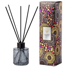 浮雕擴香瓶 10種香味 薰香棒 芳香劑 家用臥室 居家香氛 送禮 精美外觀, 1個, 100ml, 鮮荔枝&白茶