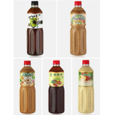 日式和風焙煎胡麻香濃芝麻經典凱撒沙拉醬, 1個, 1L