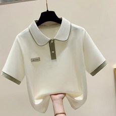 多巴胺減齡輕熟工裝褲套裝，小眾設計不撞衫，2025夏季爆款兩件套, 1個, 單件綠杏T恤 G696#,L 建議110-120斤