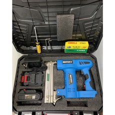 鋰電釘槍 21V 塑盒裝 電動打釘槍, 1個, 摩誼 F30/422J雙用 2AH雙電