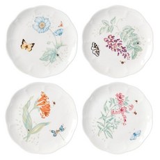 레녹스 버터플라이메도우 다목적 볼 라지 4개, Accent Plates, Set of 4