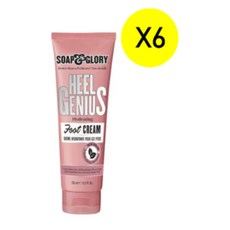 솝 앤 글로리 Heel Genius 하이드레이팅 풋 크림 125ml 6개