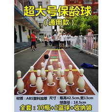 대형 볼링 핀 야외 볼링 장난감 스포츠 실내 운동회 보드 용품, H, 단일사이즈, 1개